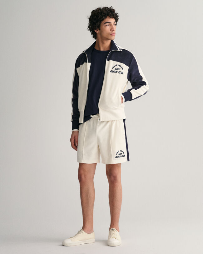 Chaqueta Terry Cloth con cremallera