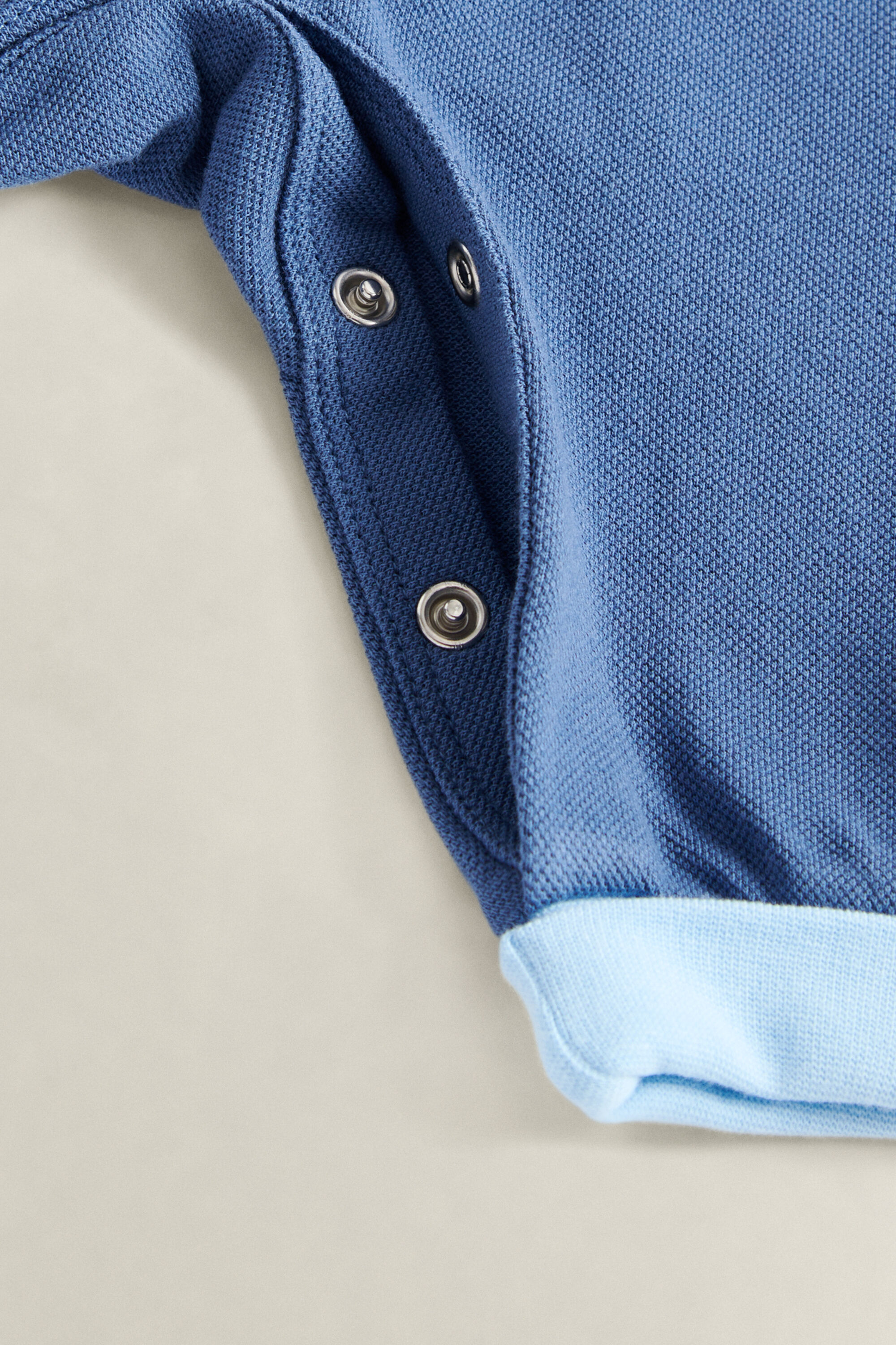 Pelele con cuello de polo Baby Boys