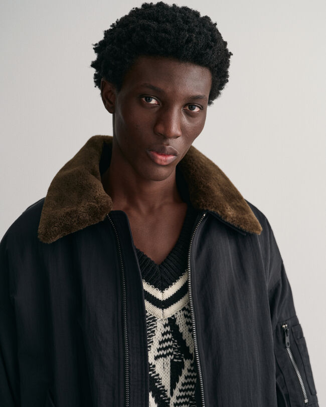 Chaqueta bomber aviador