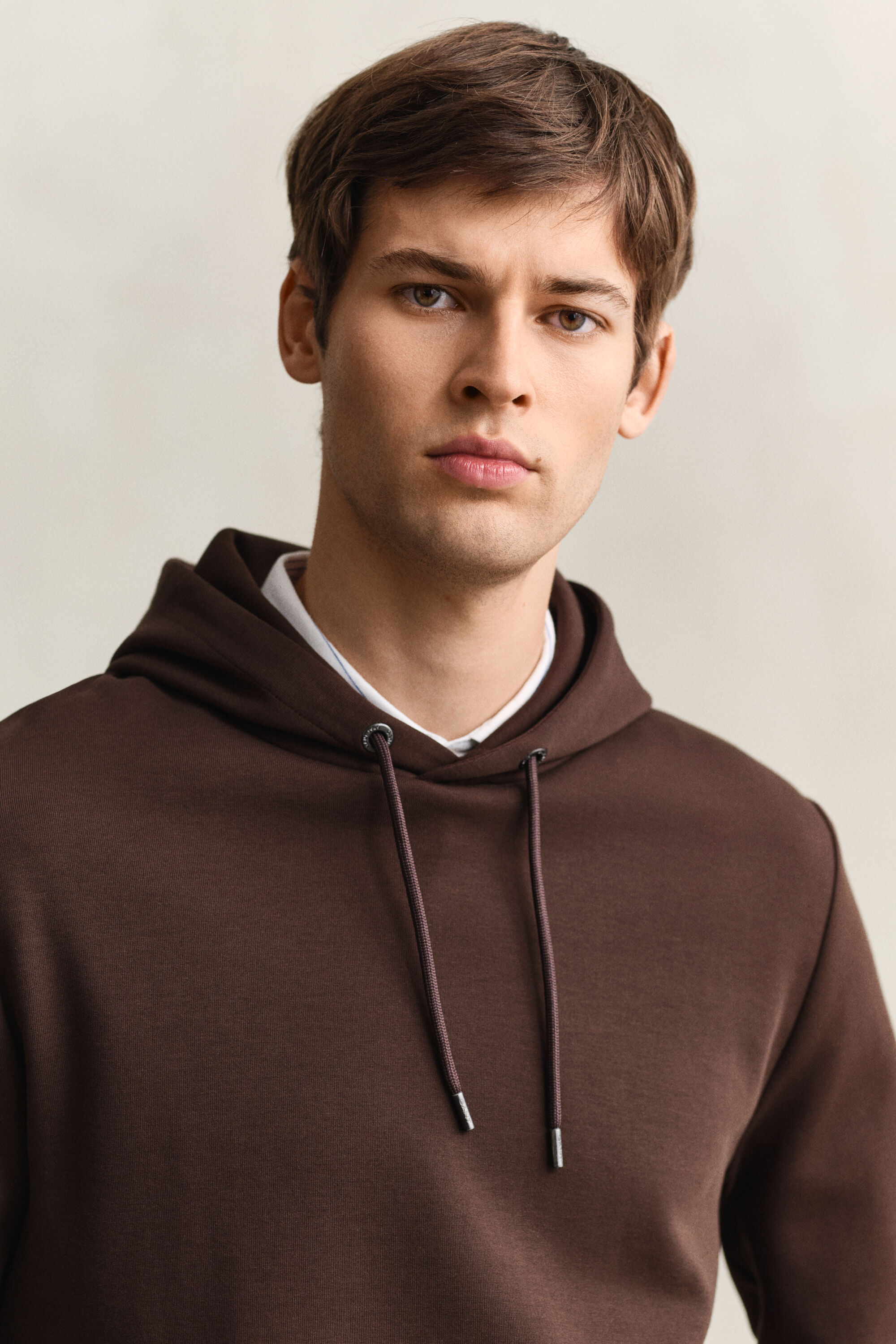 Sudadera de interlock con capucha