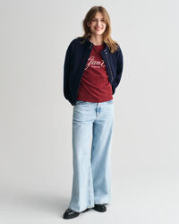 Camiseta con inscripción