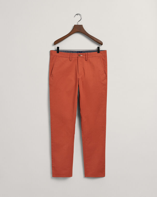 Pantalones chinos Slim Fit de sarga Hallden