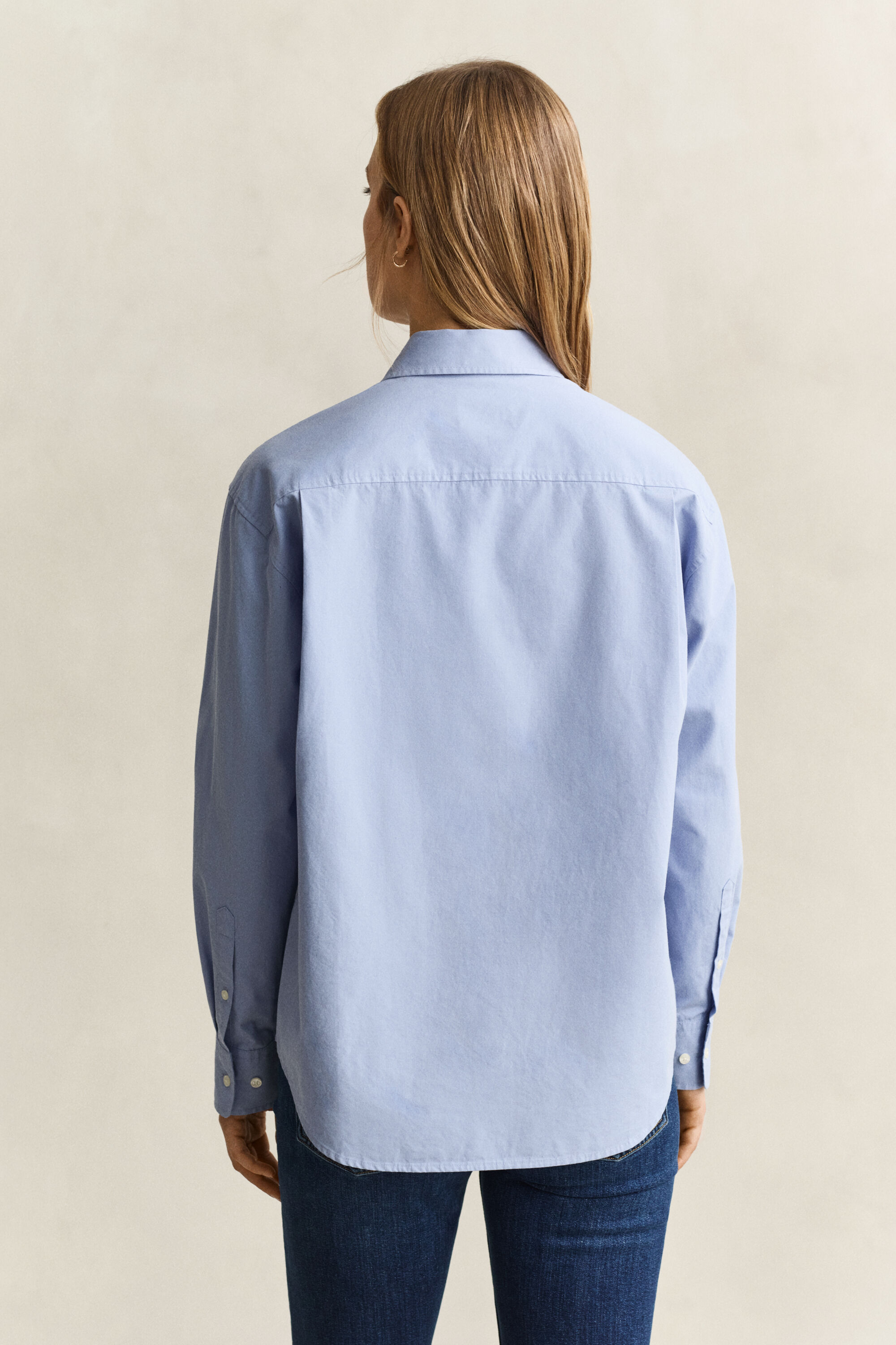 Camisa Relaxed Fit de popelina