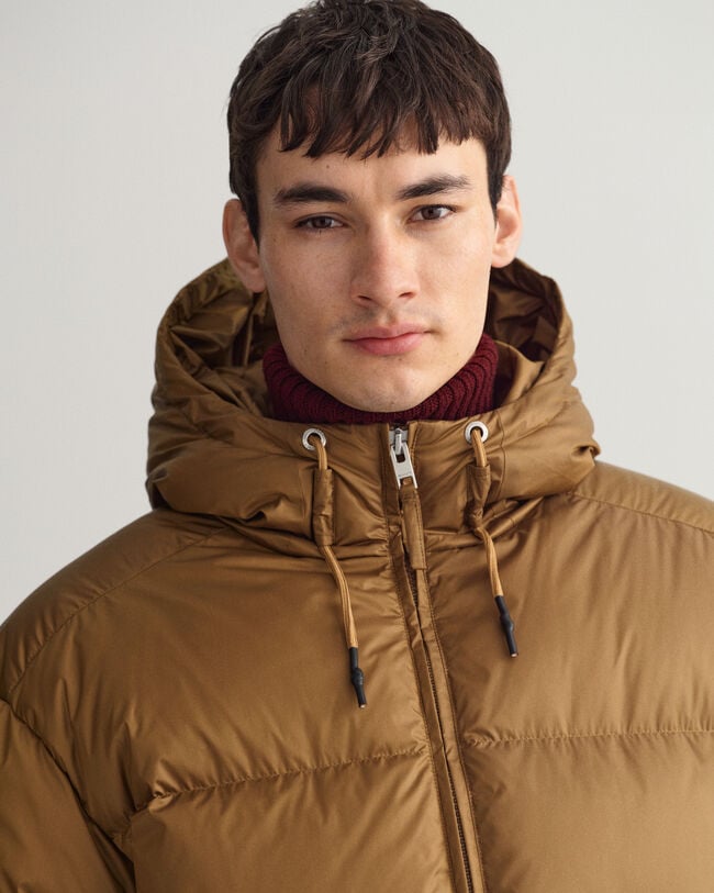 Chaqueta acolchada con lustre