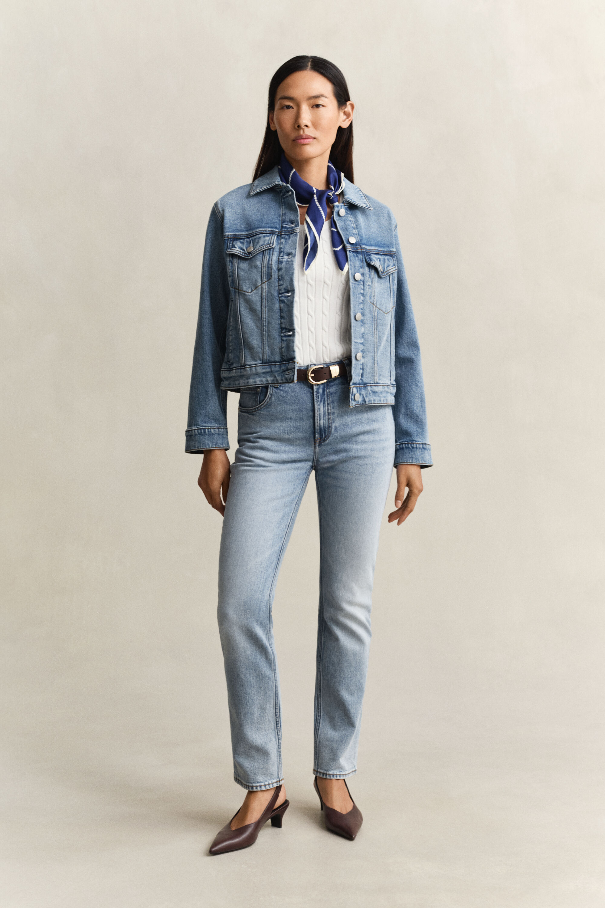 Camiseta sin mangas de punto de ochos