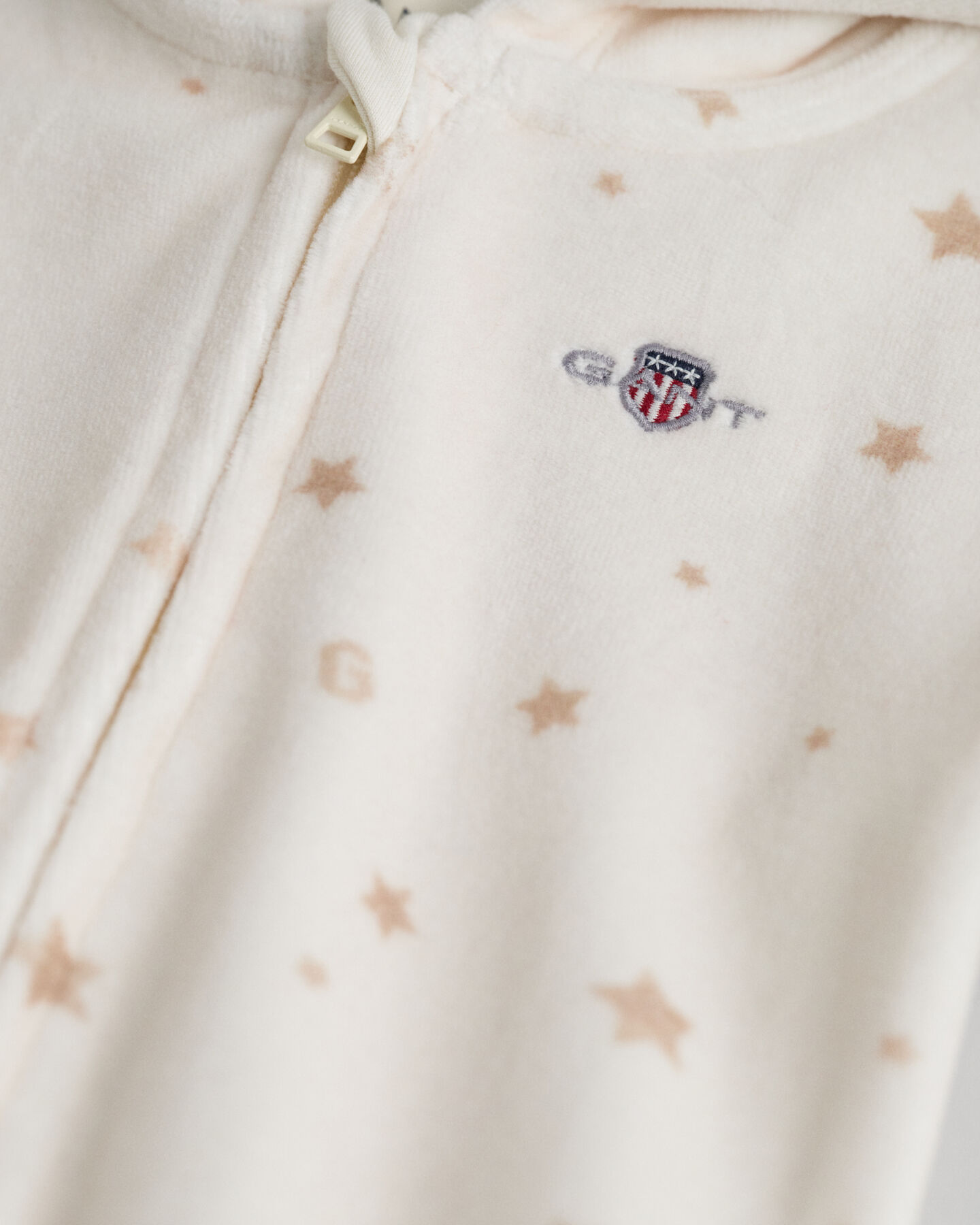 Mono de velour con estampado Baby