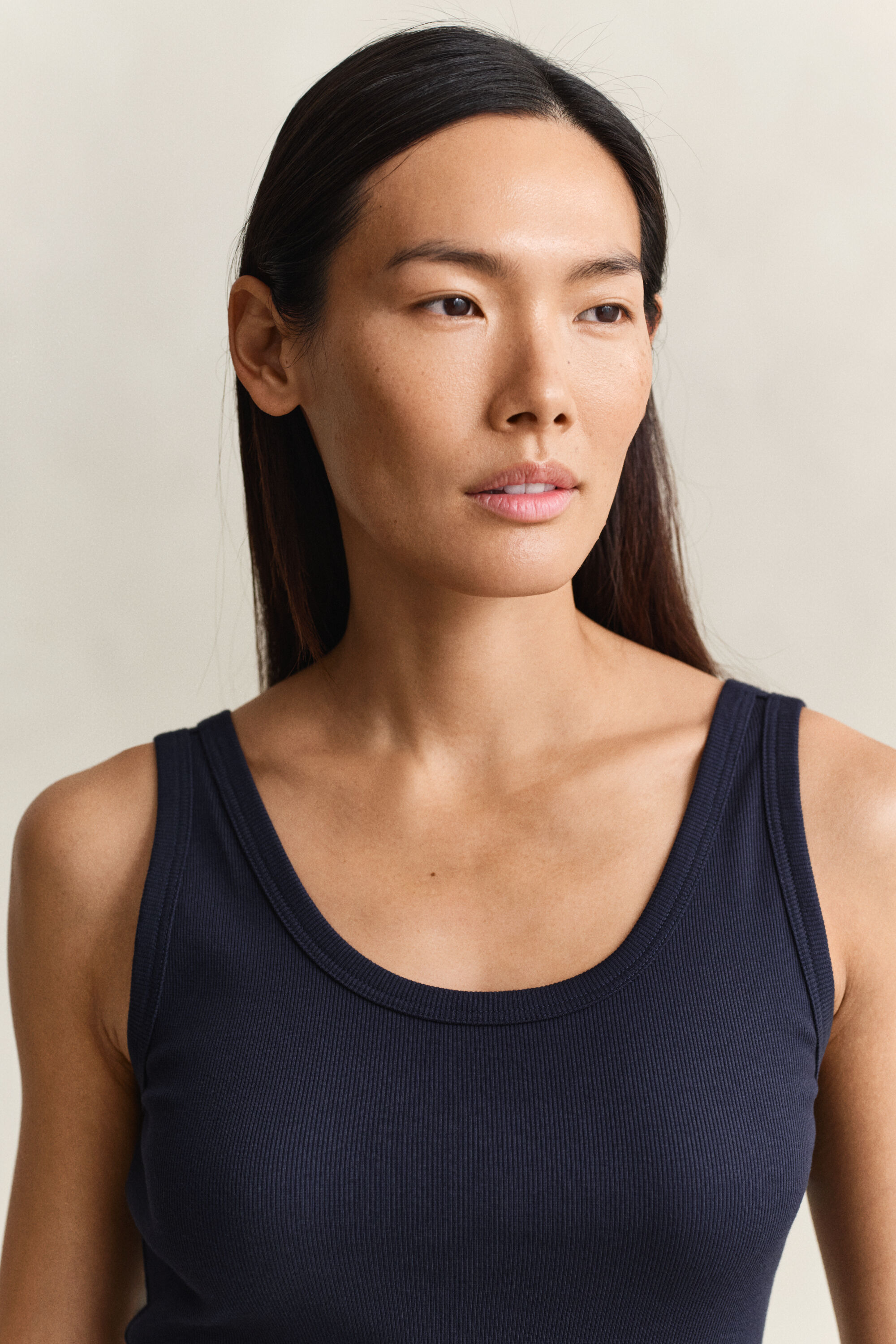 Camiseta de tirantes acanalada