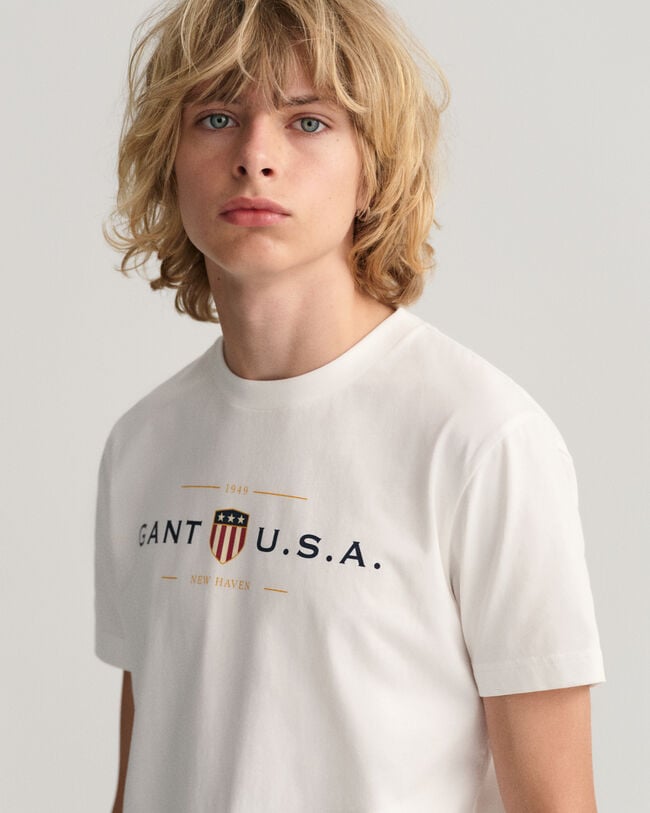 Camiseta Banner Shield Teens