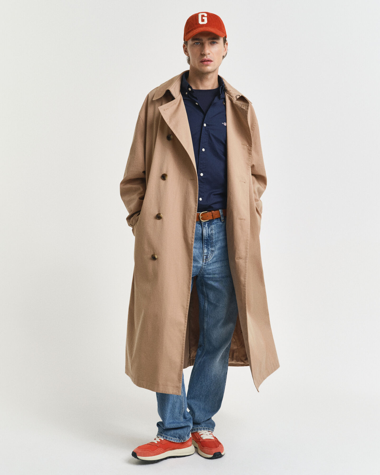 Camisa Slim Fit clásica de popelina