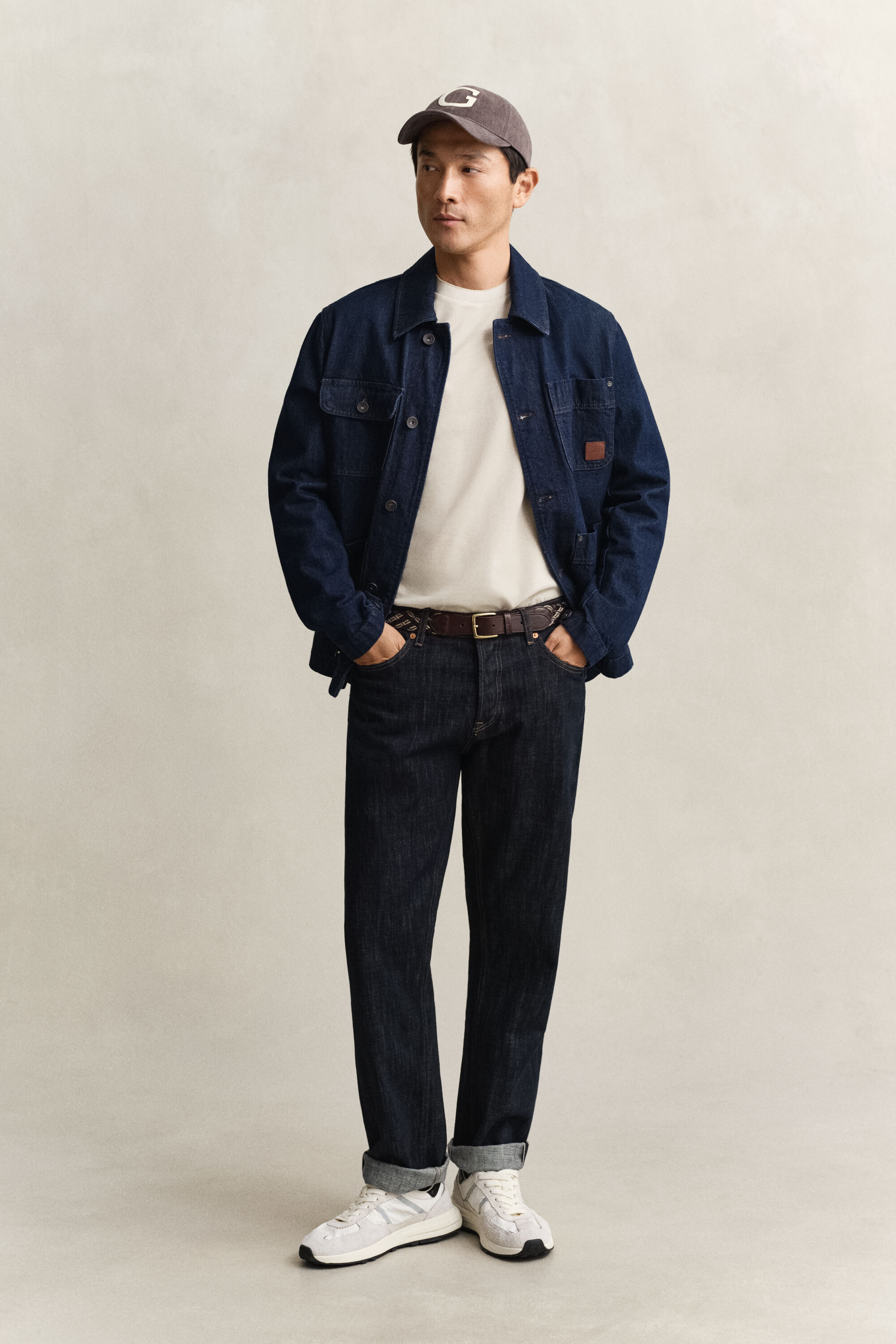 Camiseta de piqué en dos tonos