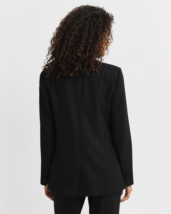 Americana Regular Fit Tuxedo en mezcla de lana