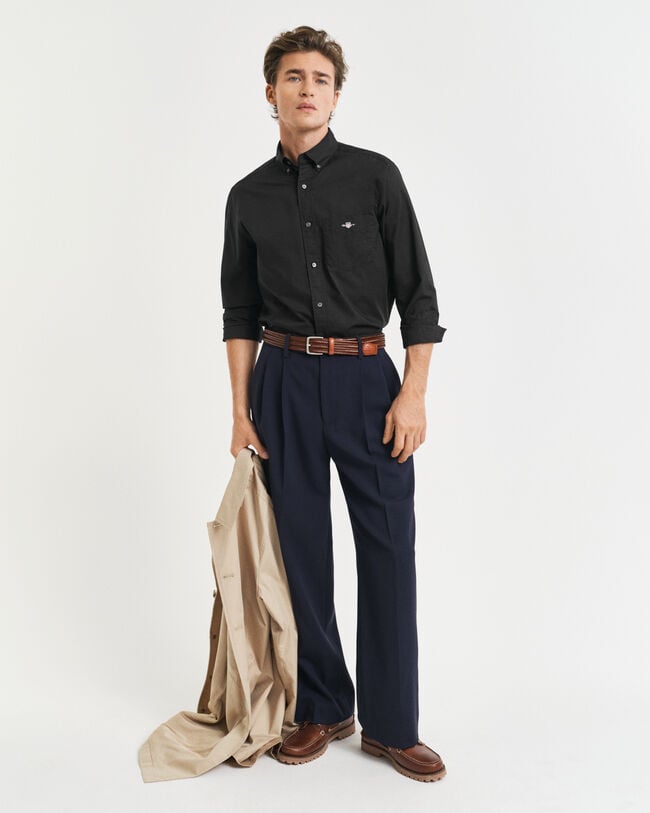 Camisa Regular Fit clásica de popelina