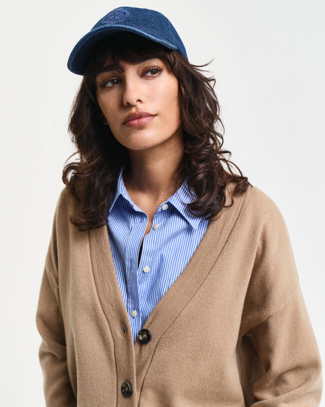 C&aacute;rdigan de lana de oveja muy fina