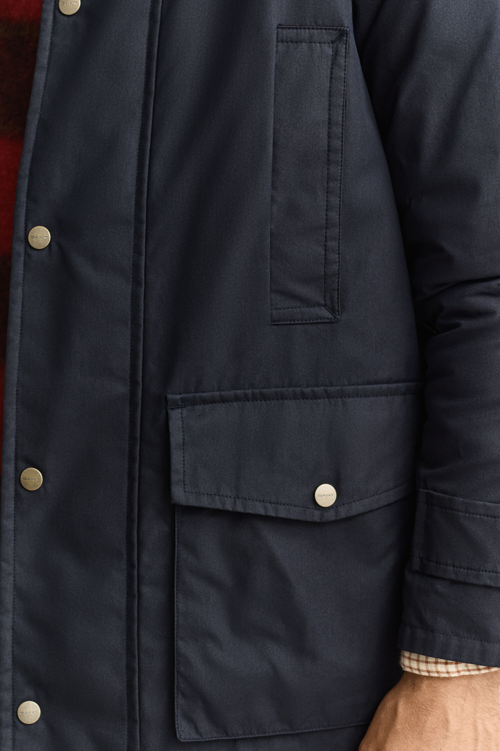 Chaqueta Double Decker encerada