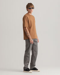Pantalones chinos Regular Fit de sarga Allister
