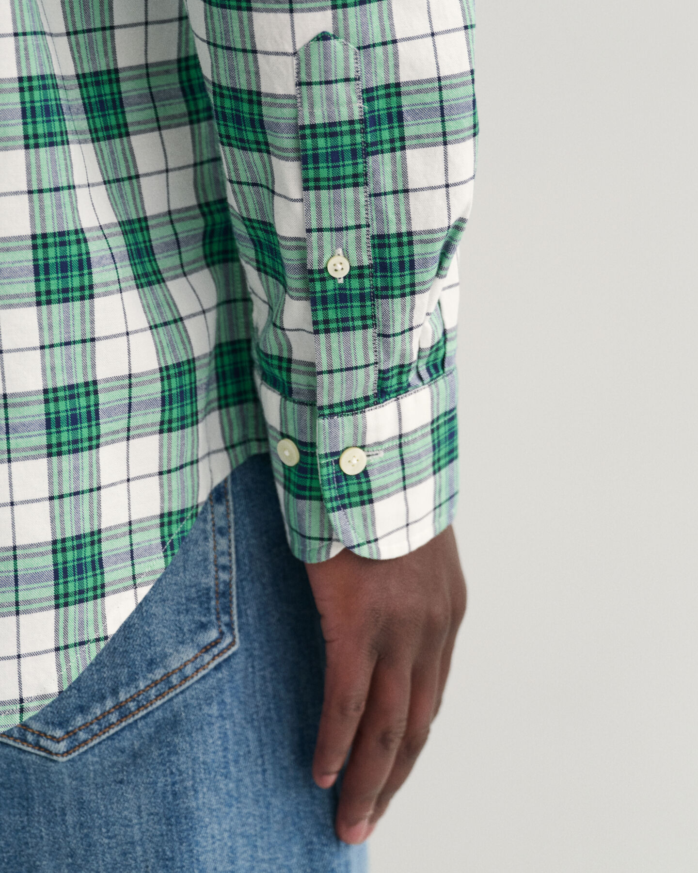 Camisa Oxford Regular Fit a cuadros