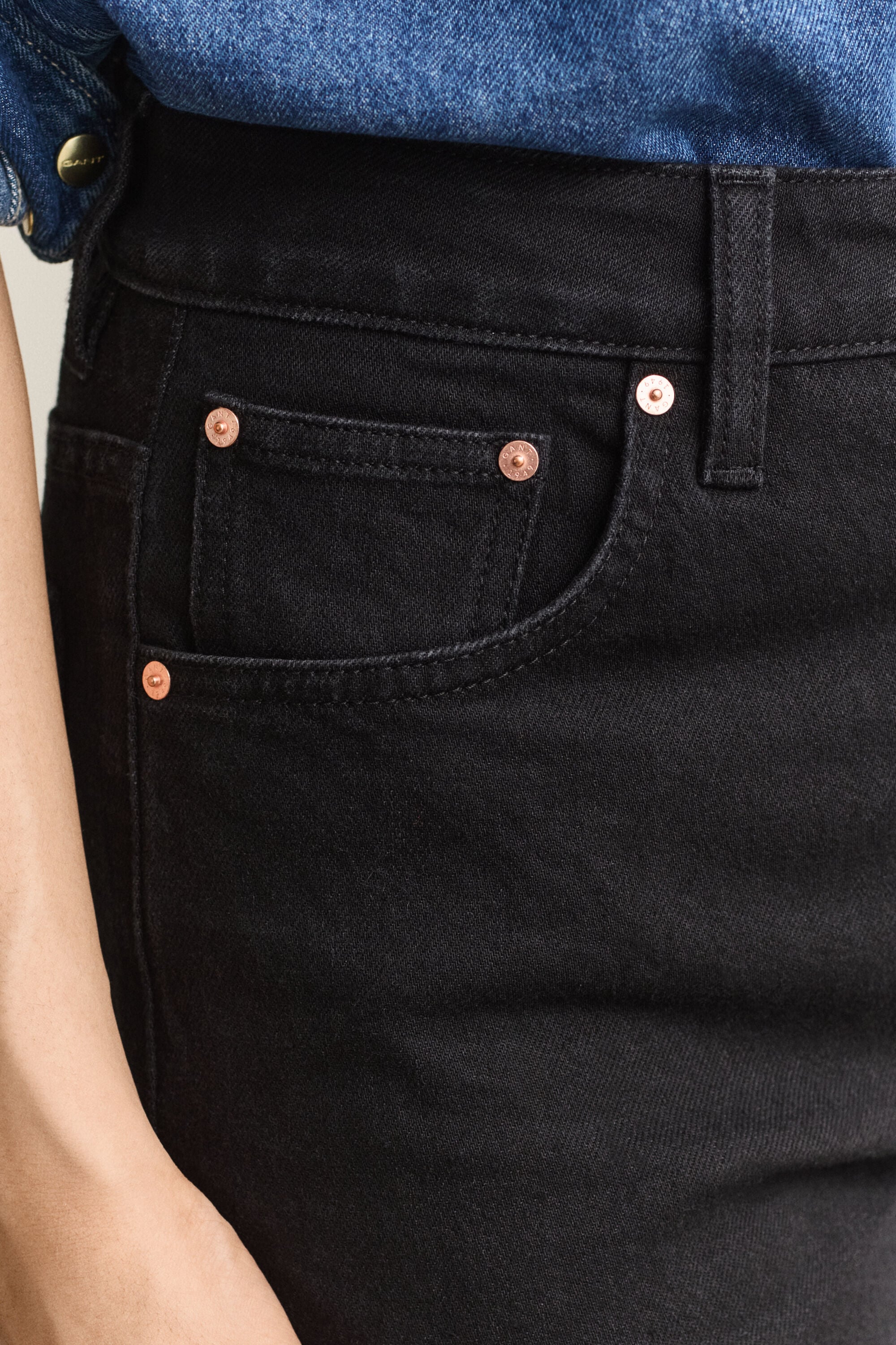 Vaqueros Slim Fit de talle alto