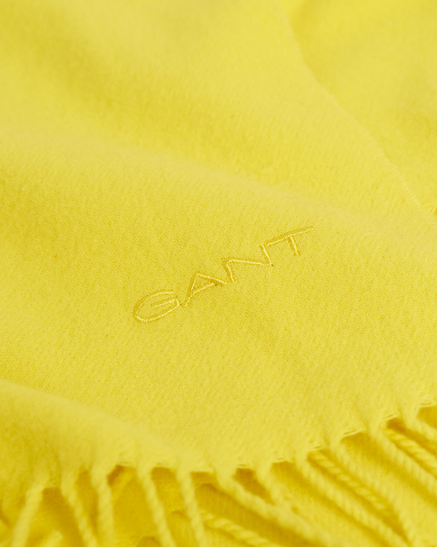 Bufanda tejida de lana Solid