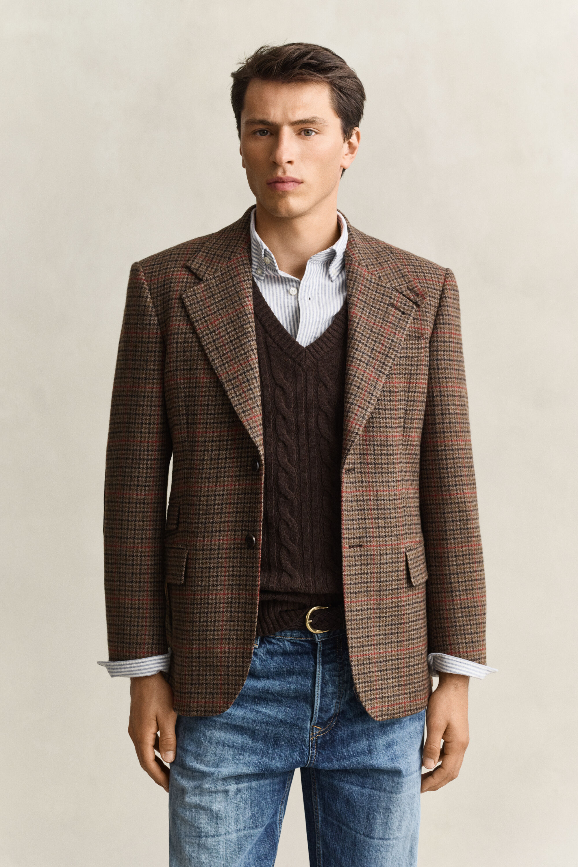 Chaqueta deportiva de tweed británico