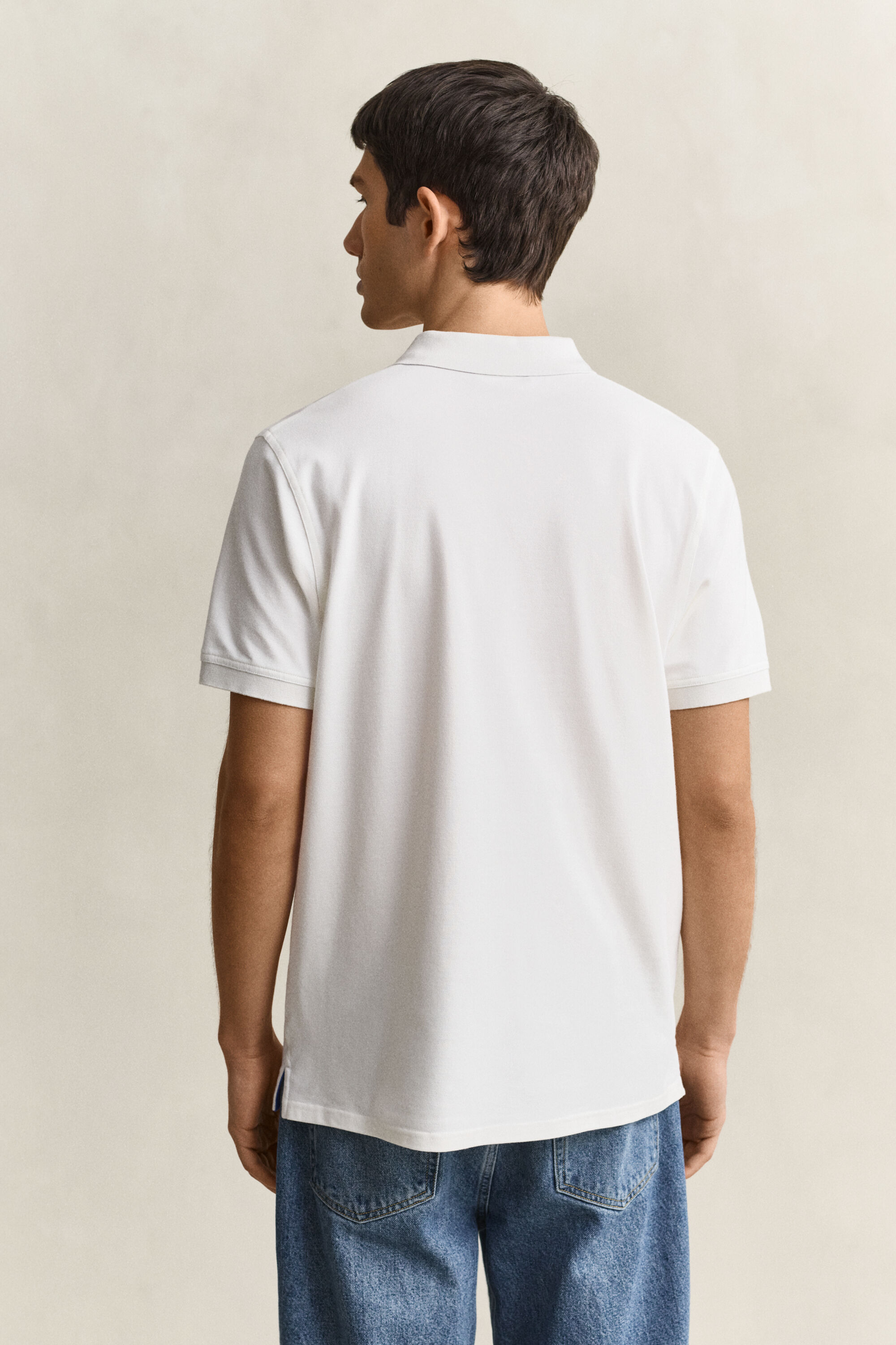 Polo de piqué en contraste