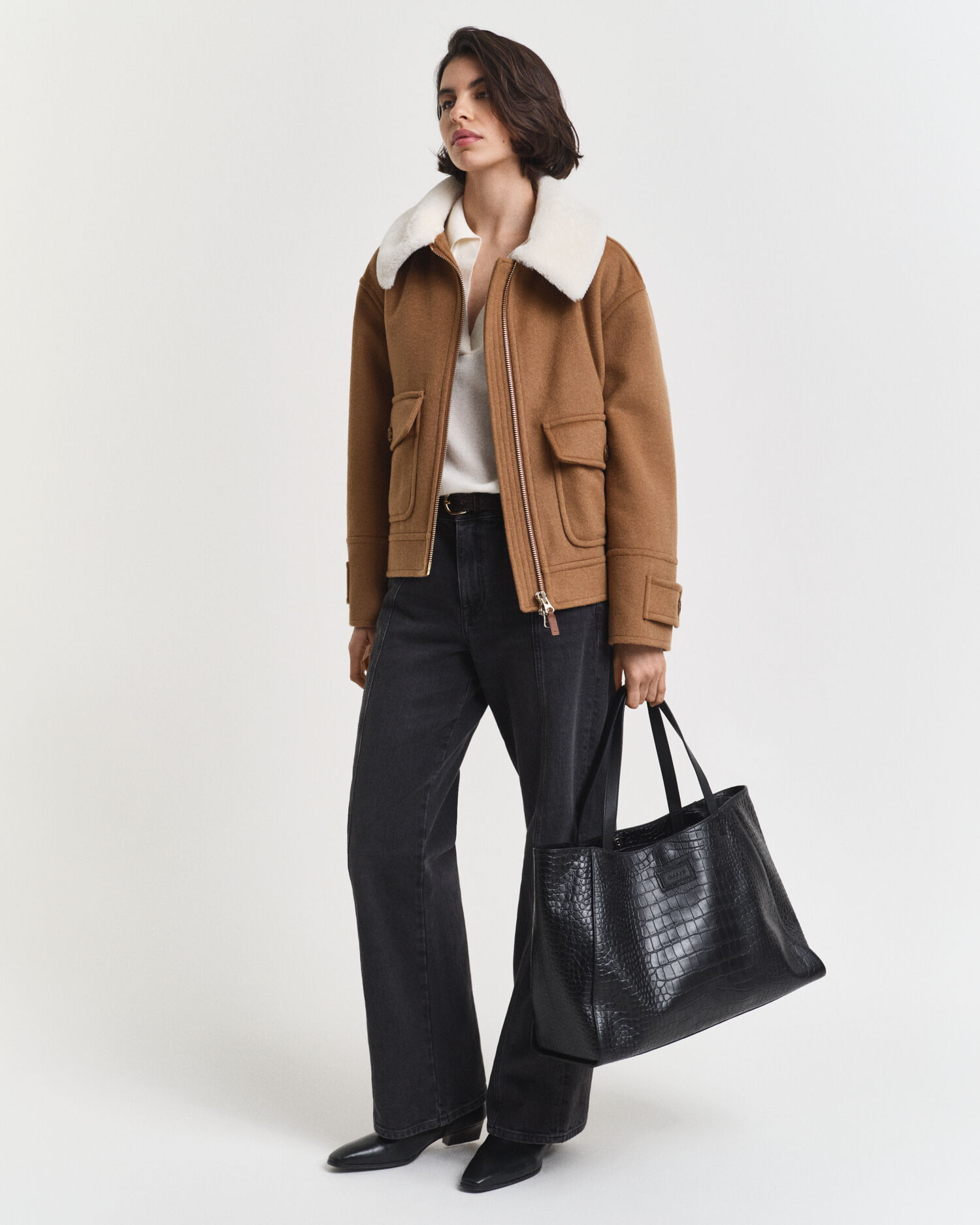 Rugger de lana de oveja muy fina