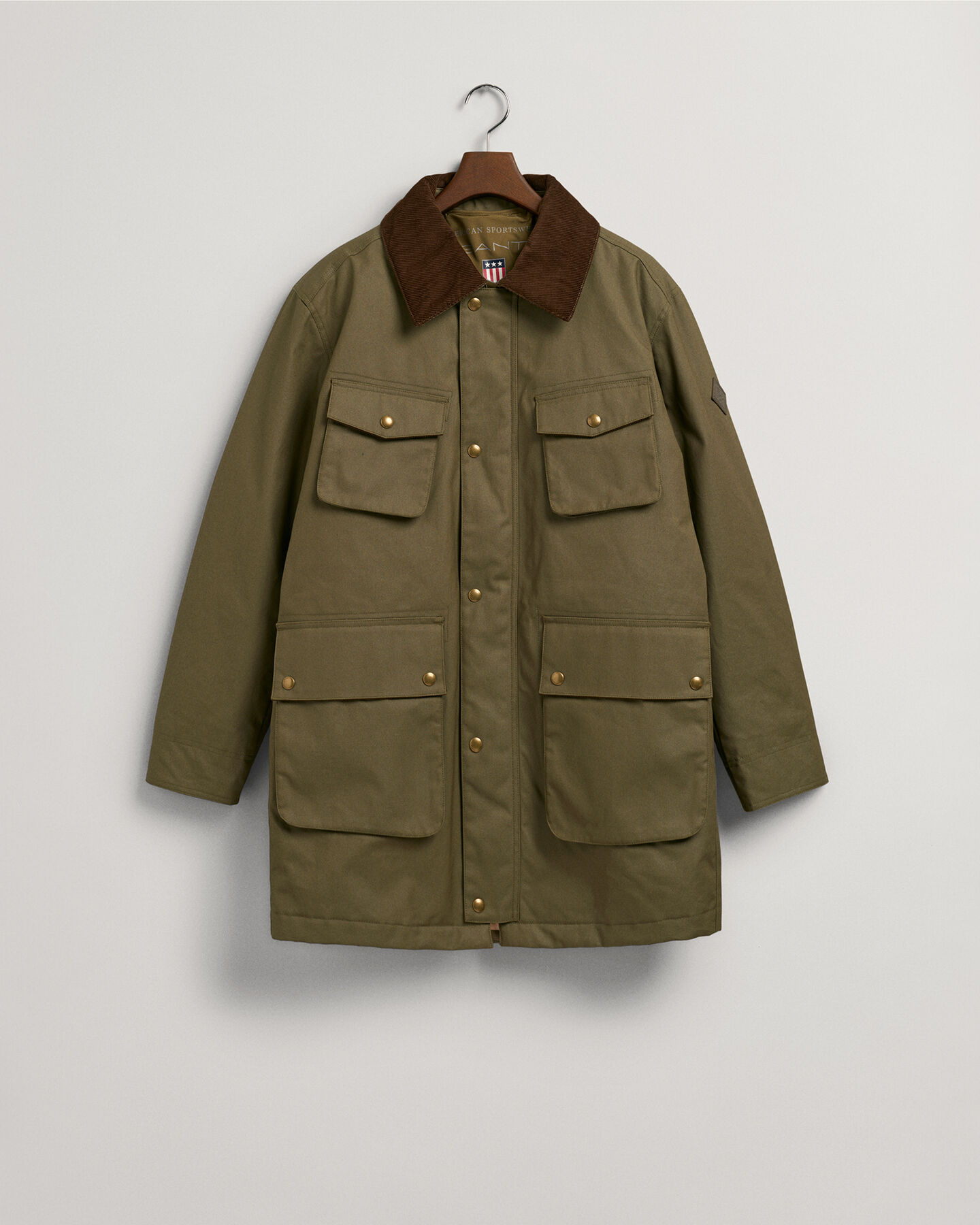 Chaqueta Double Decker encerada