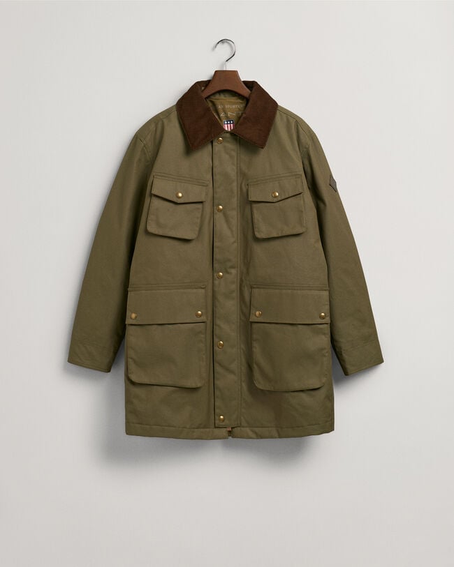 Chaqueta Double Decker encerada