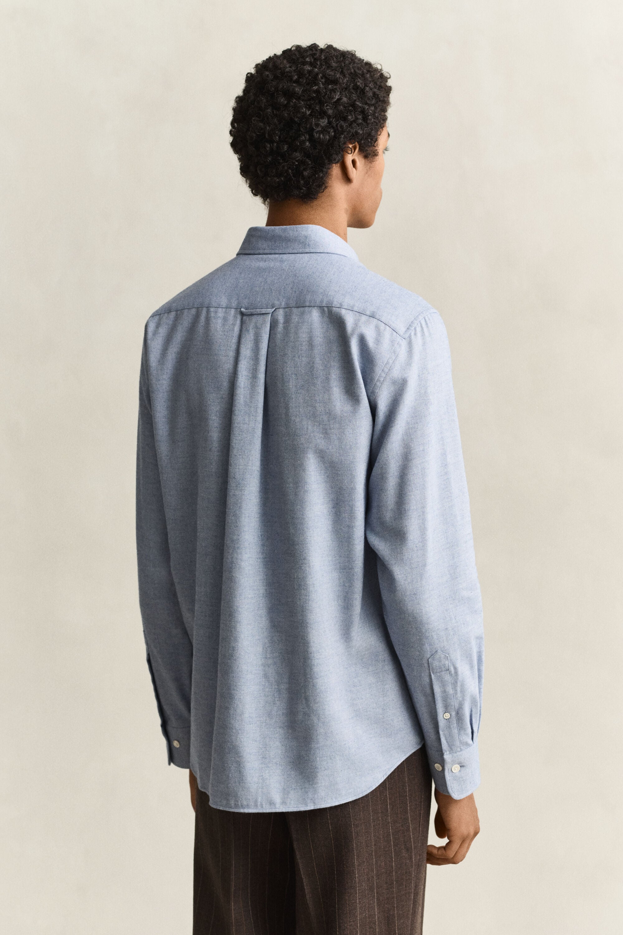 Camisa de franela jaspeada
