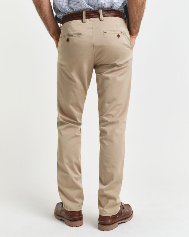 Pantalones chinos Slim Fit de sarga