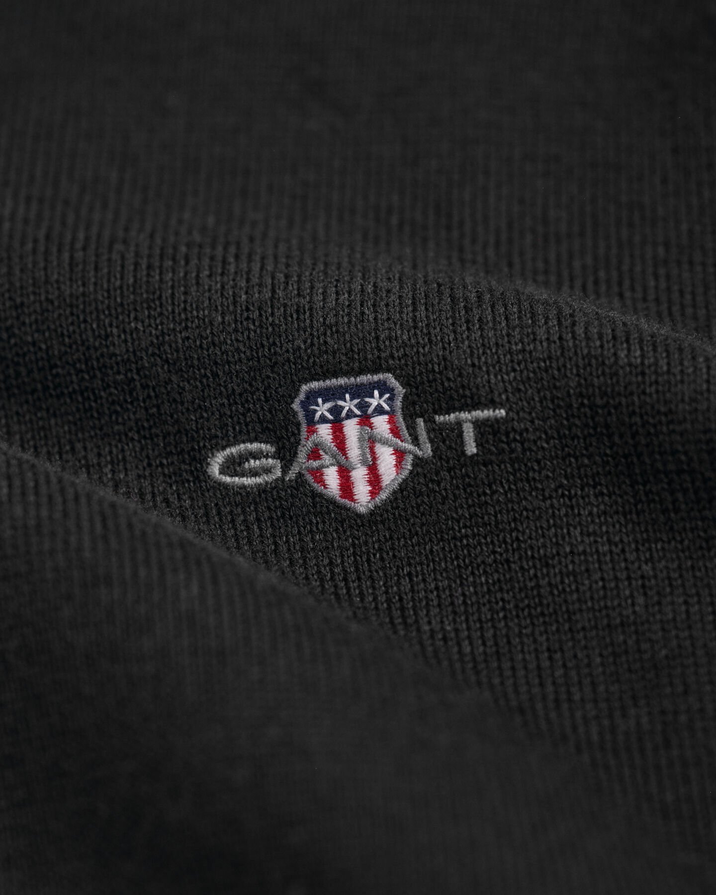 Jersey clásico de algodón con cuello redondo