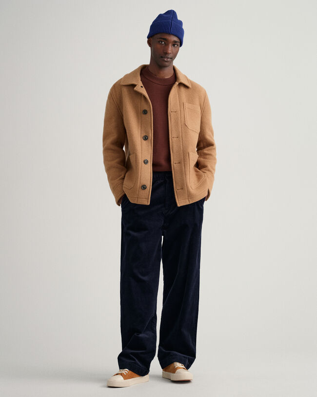 Chaqueta corta de lana