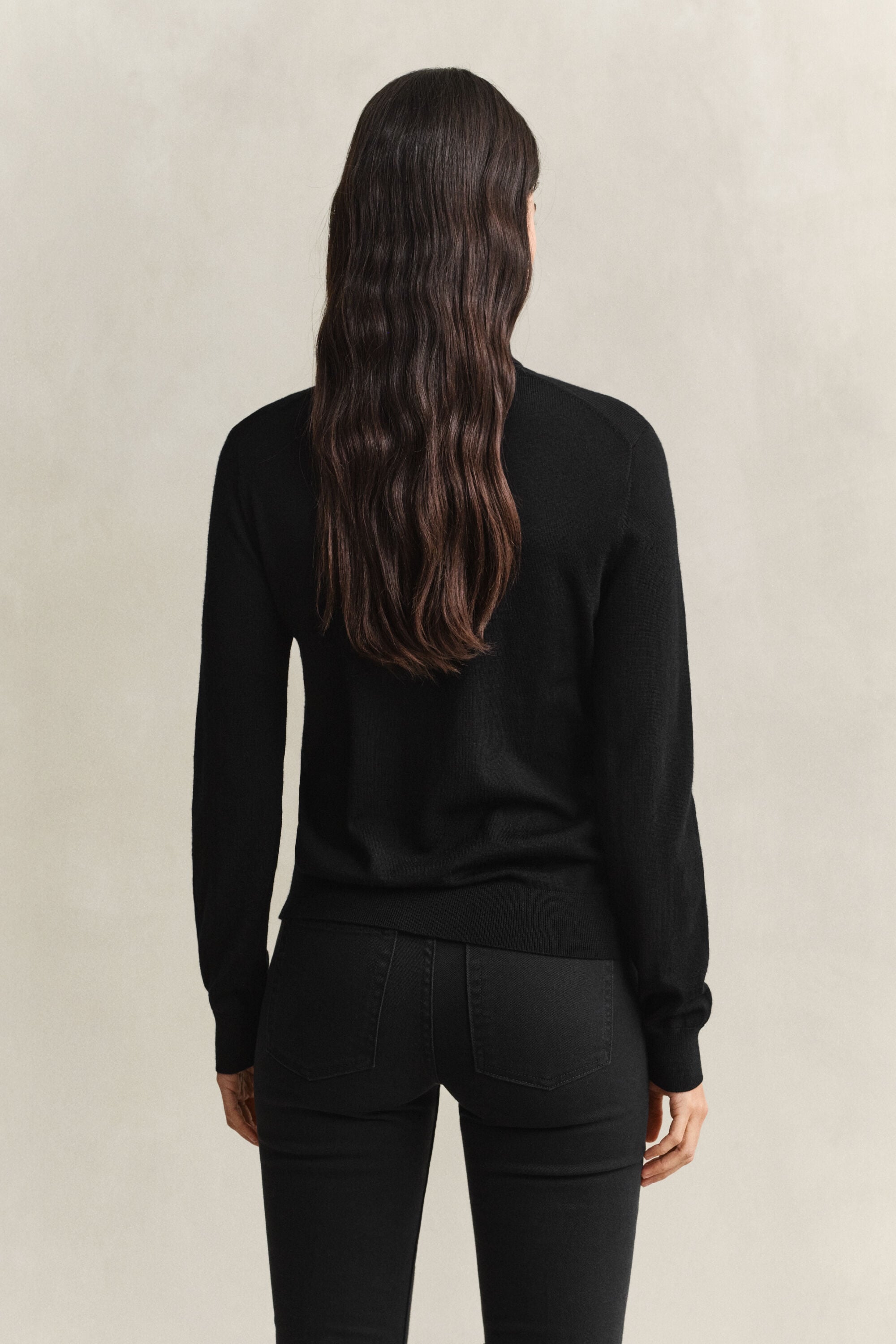 Jersey con cuello de cisne de lana merino extrafina
