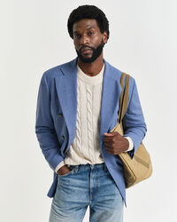 Chaqueta de traje Regular Fit de lana mouliné