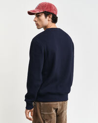 Sudadera de cuello redondo Waffle Textured