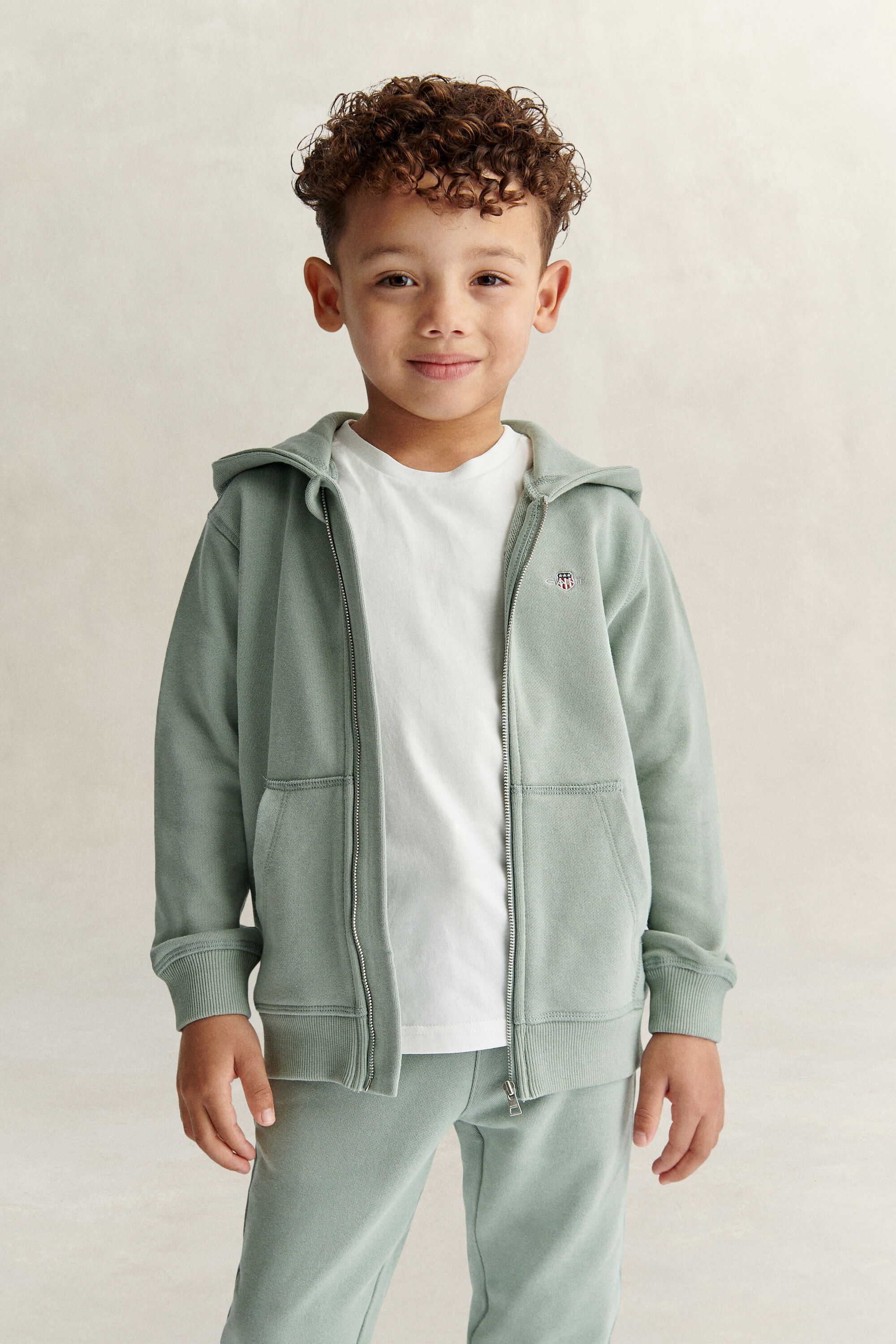 Sudadera con capucha y cremallera Shield Kids