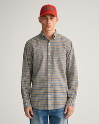 Camisa Regular Fit de sarga a cuadros Vichy