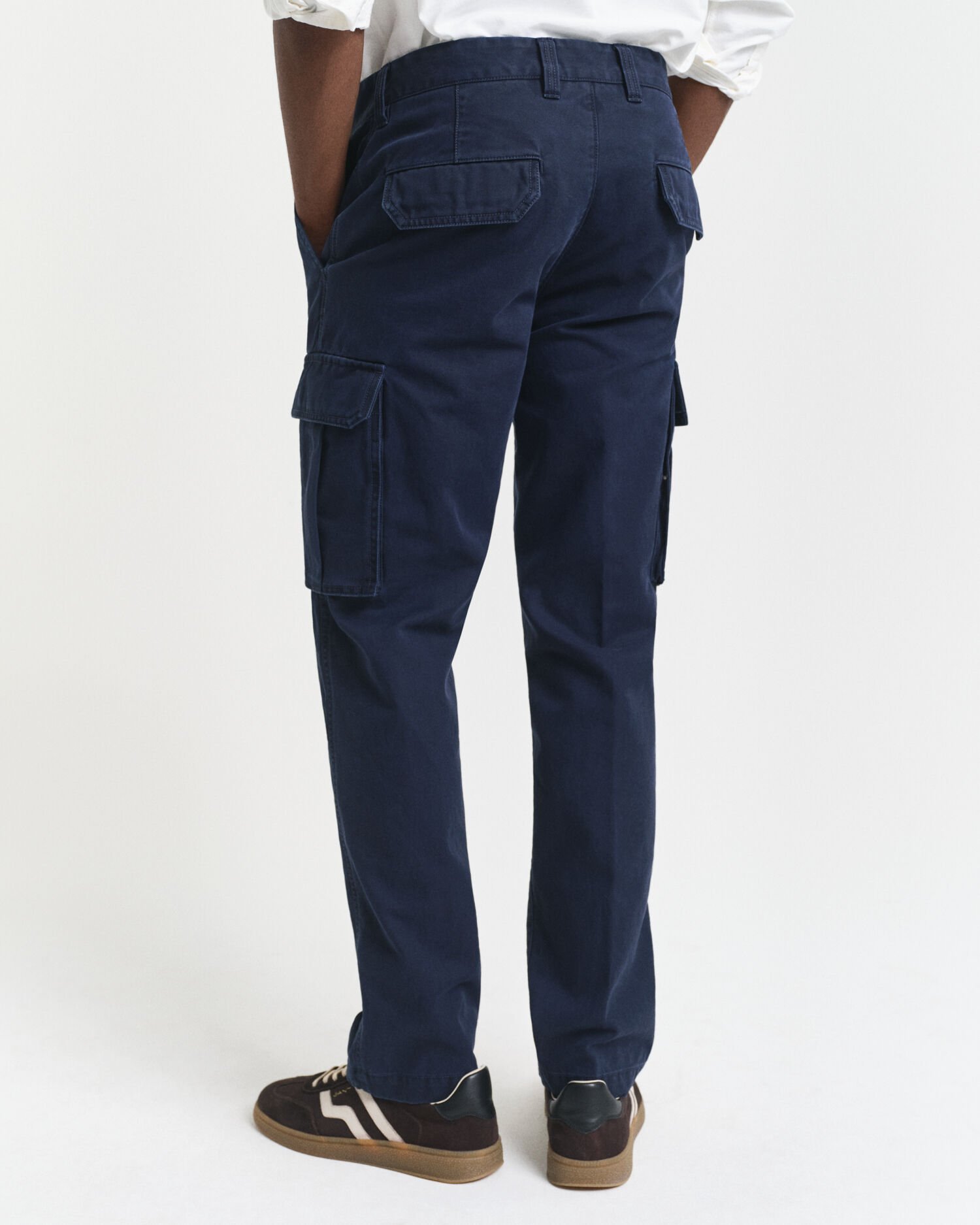 Pantalones cargo Regular Fit de sarga de algodón