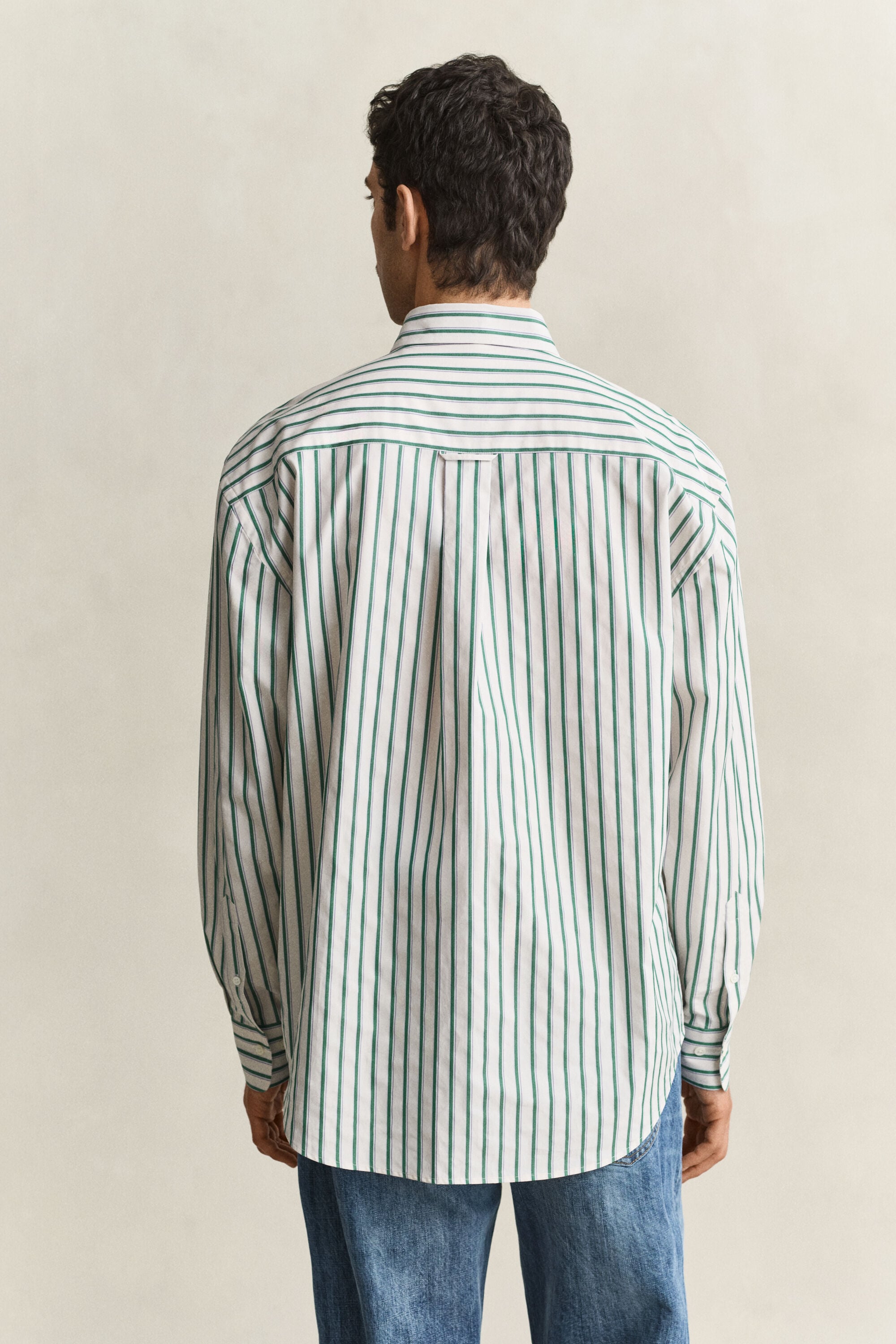Camisa de rayas con textura labrada