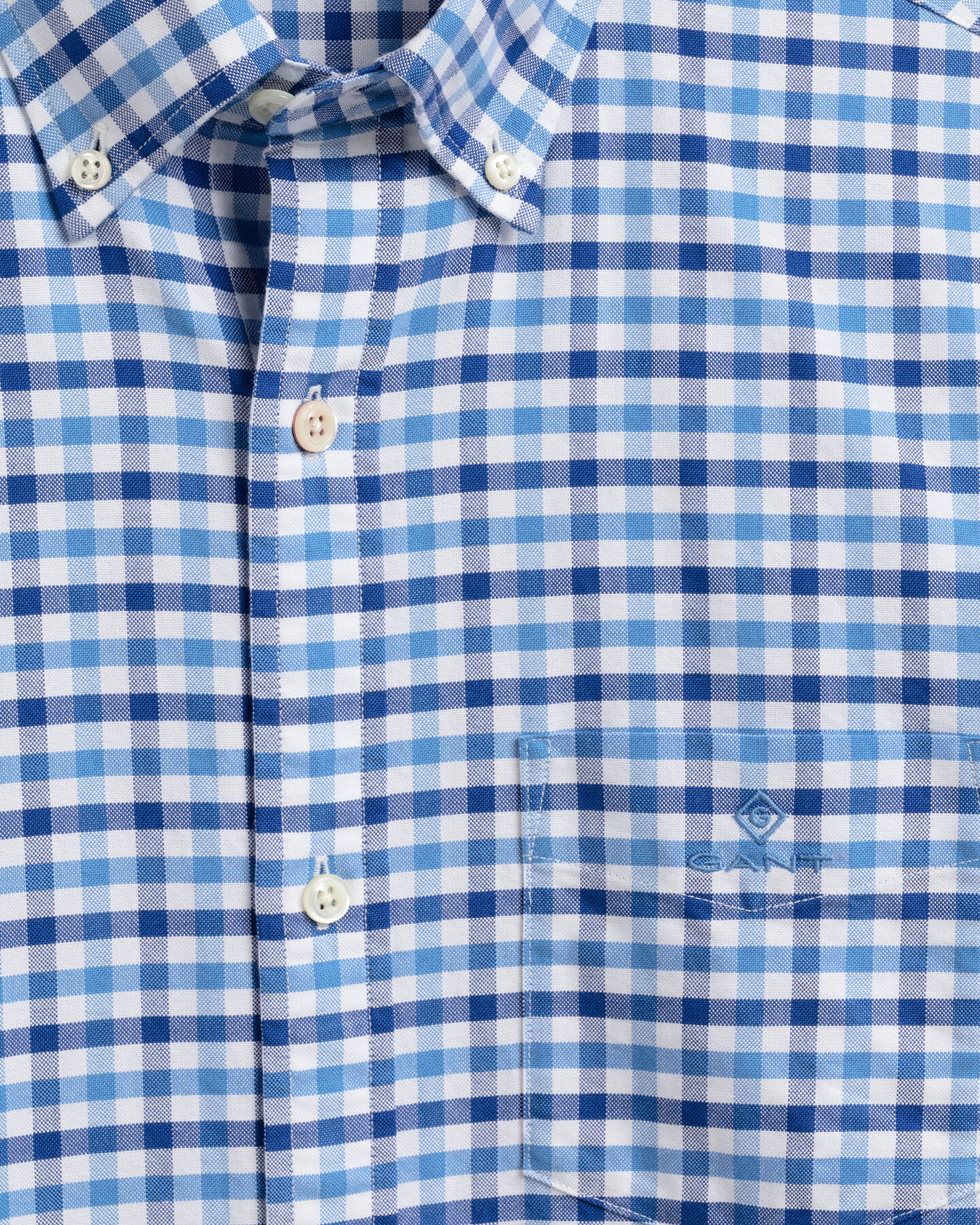 Camisa Oxford Regular Fit a cuadros Vichy en dos colores