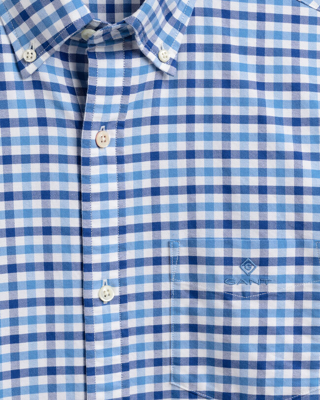 Camisa Oxford Regular Fit a cuadros Vichy en dos colores