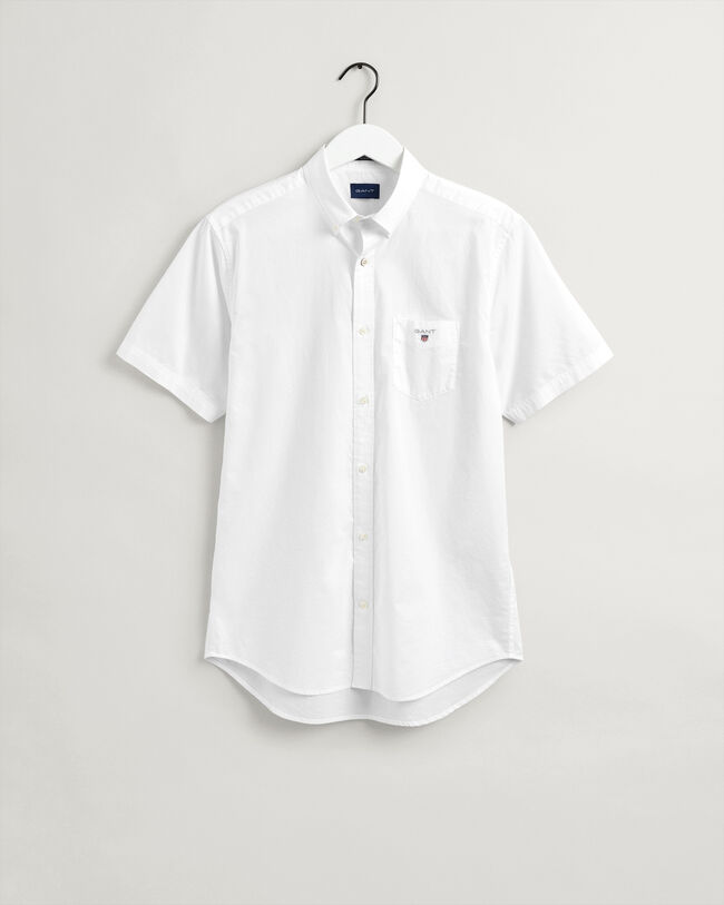 Camisa Regular Fit de manga corta y velarte