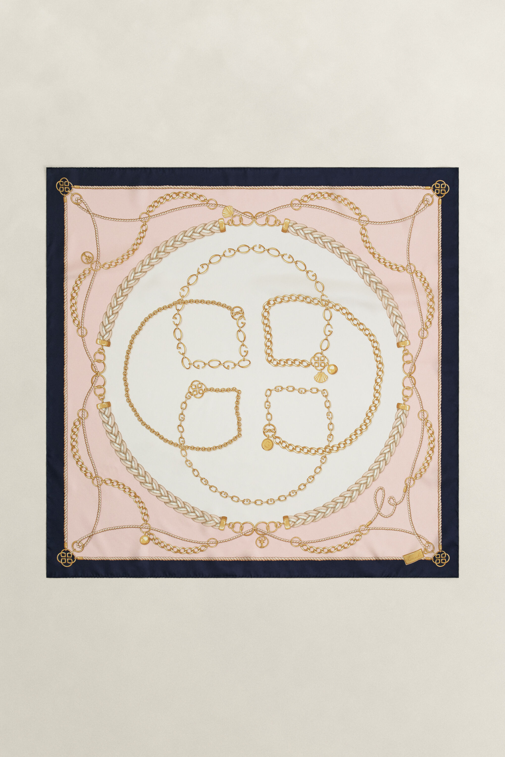 Pañuelo de seda Chain