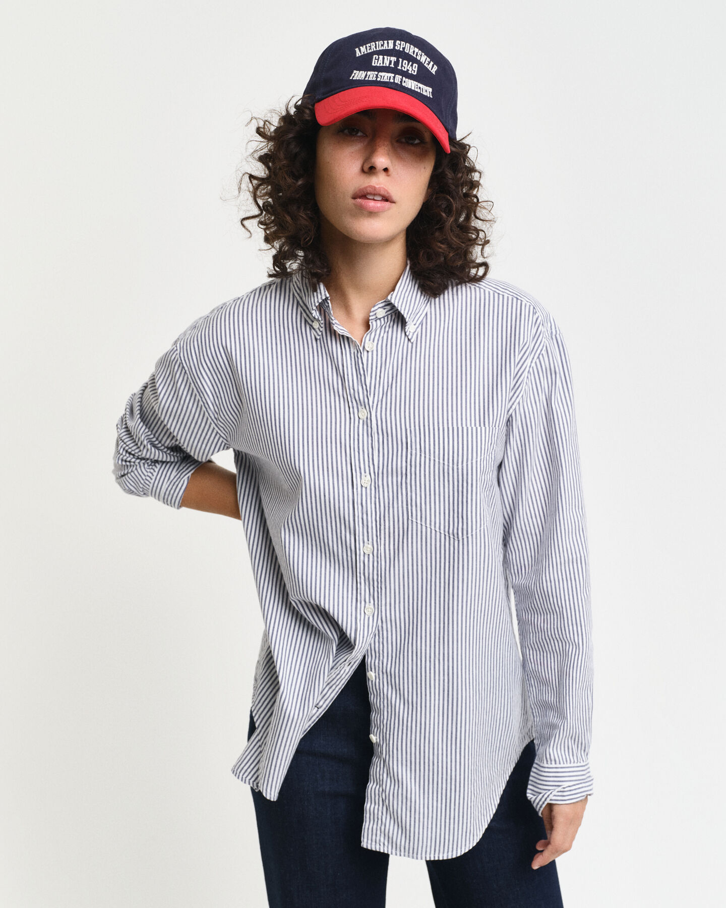 Camisa Oxford Relaxed Fit Luxury a rayas
