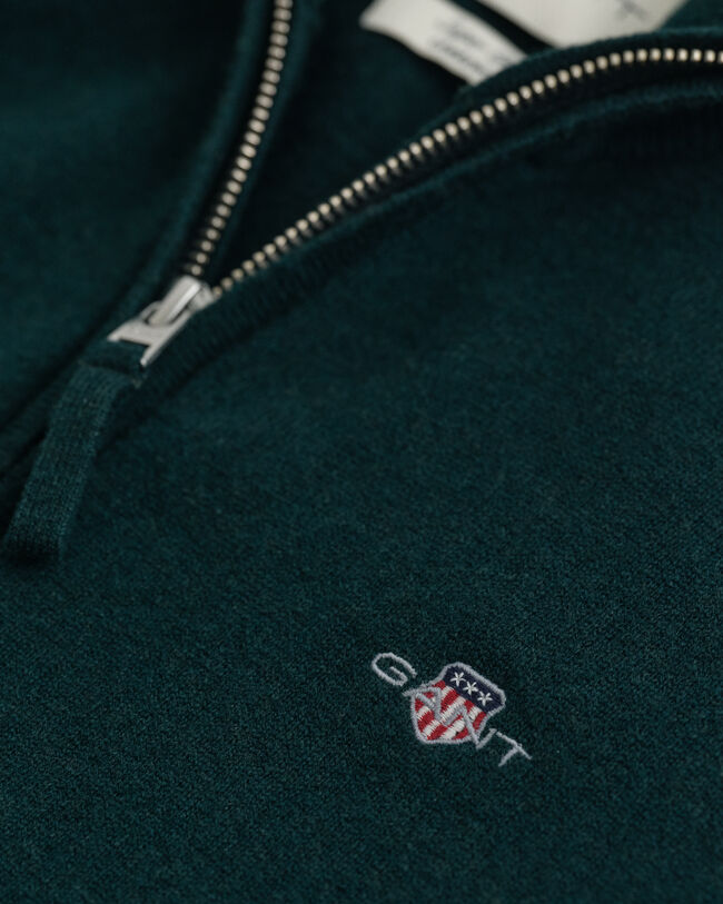 Cárdigan de lana de oveja muy fina con cremallera