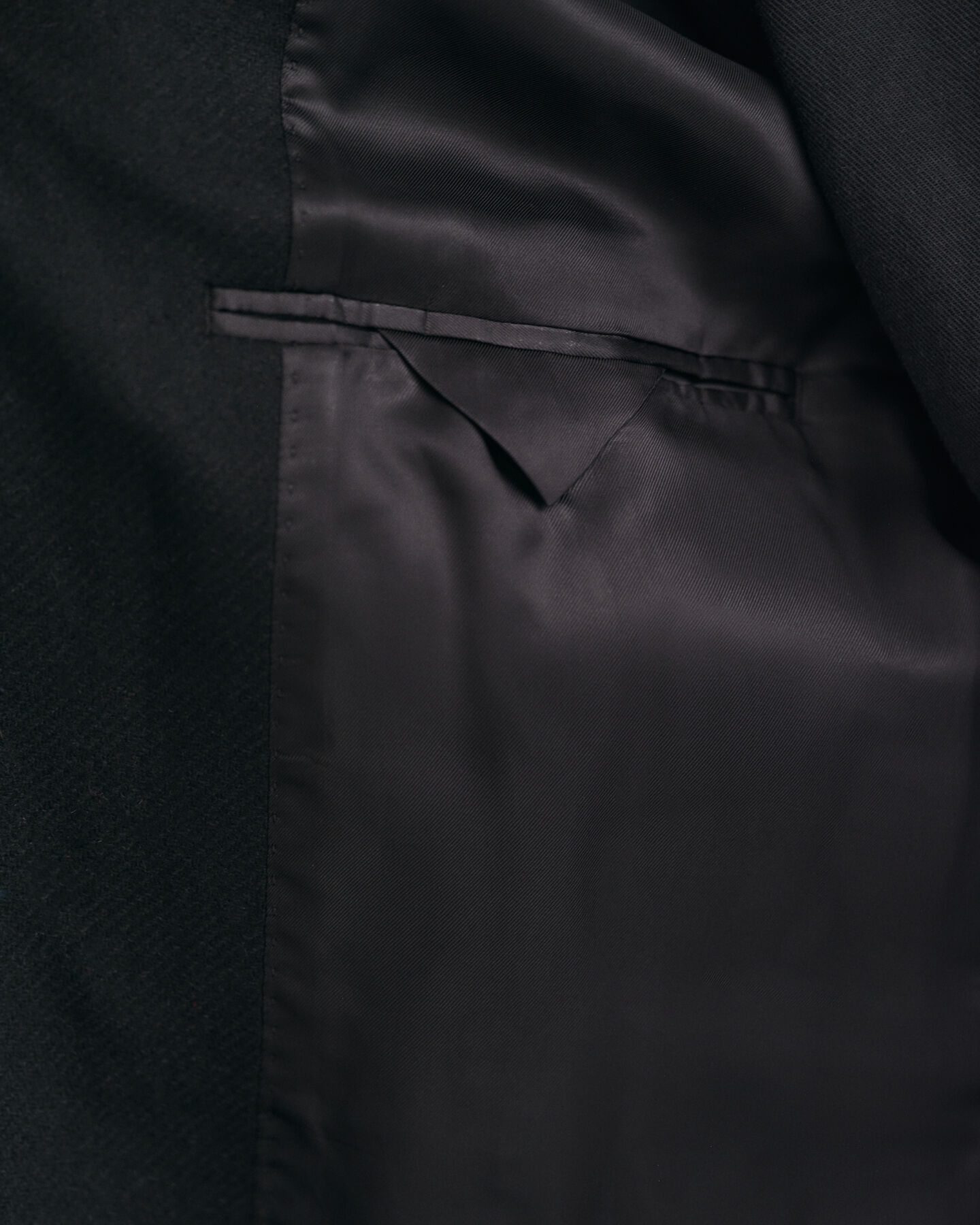 Sobretodo de lana clásico Tailored Fit