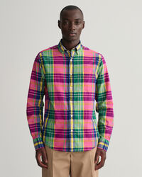 Camisa Regular Fit de madrás indio