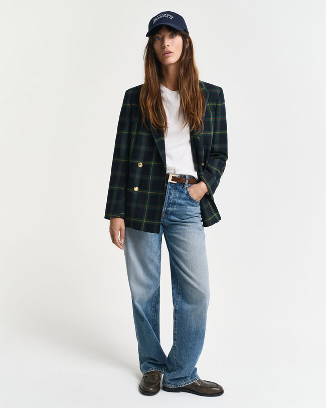 Americana de cuadros Regular Fit