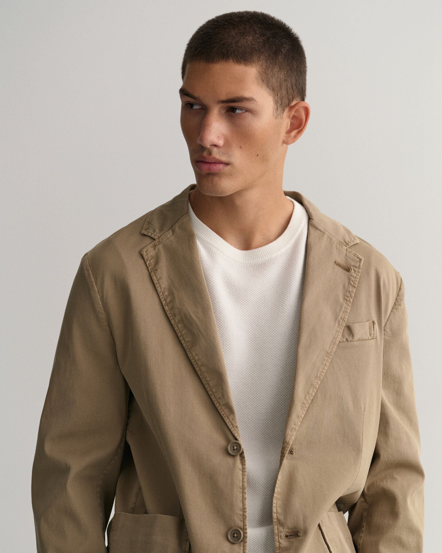 Americana de traje en algodón