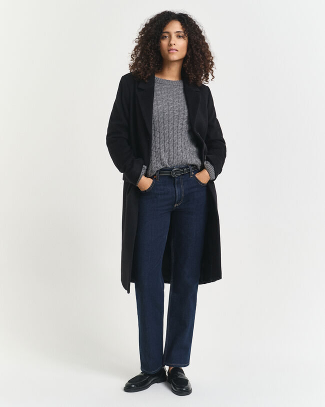 Vaqueros elásticos de pernera recta