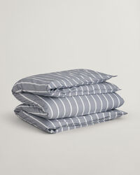 Funda de edredón a rayas Oxford para cama doble